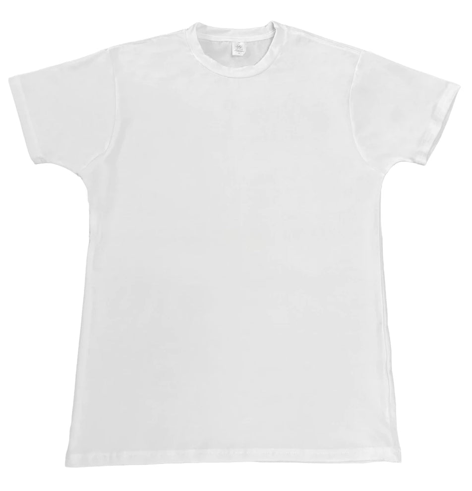 Silky Socks Brand (Adult) White short sleeve T-shirt For Personalization